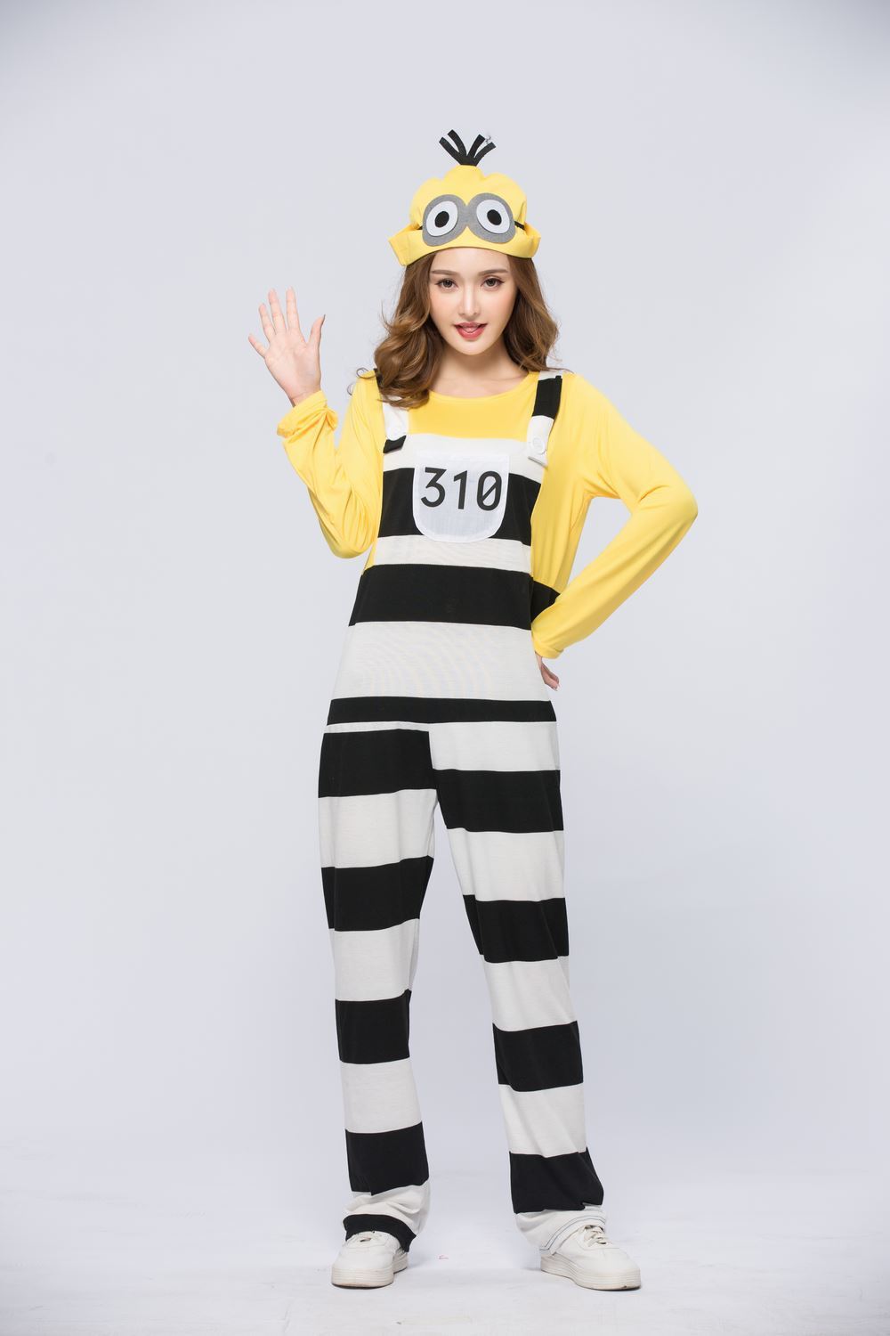 Women’s Character Jumpsuit Costume with Hat