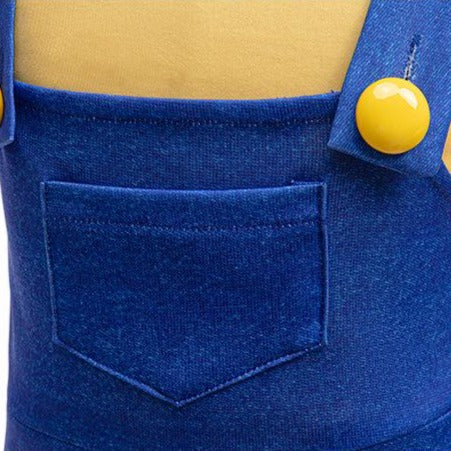 Children’s Yellow Shirt and Blue Overall Costume