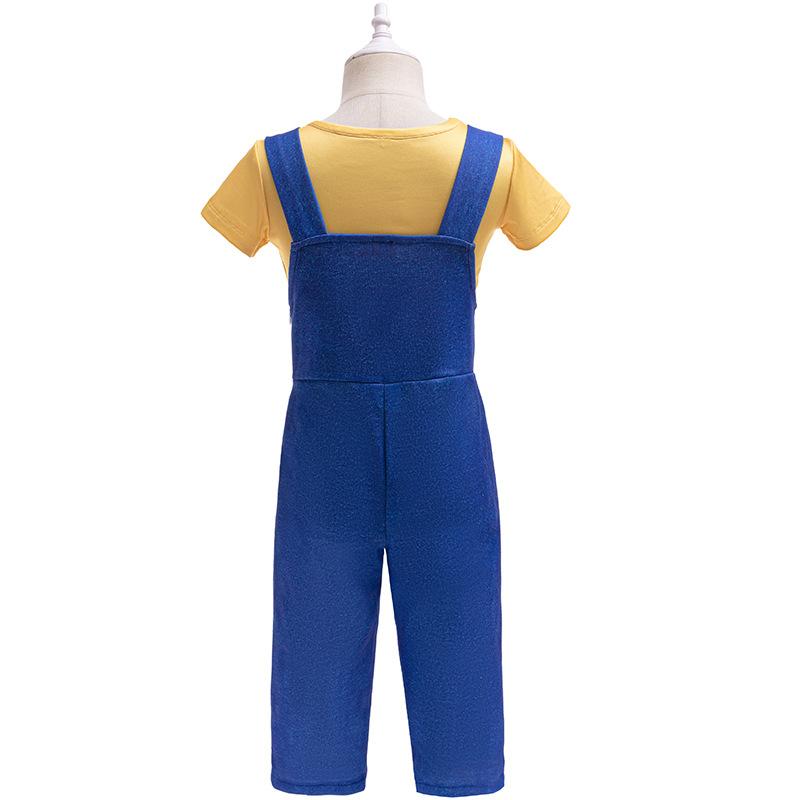 Children’s Yellow Shirt and Blue Overall Costume