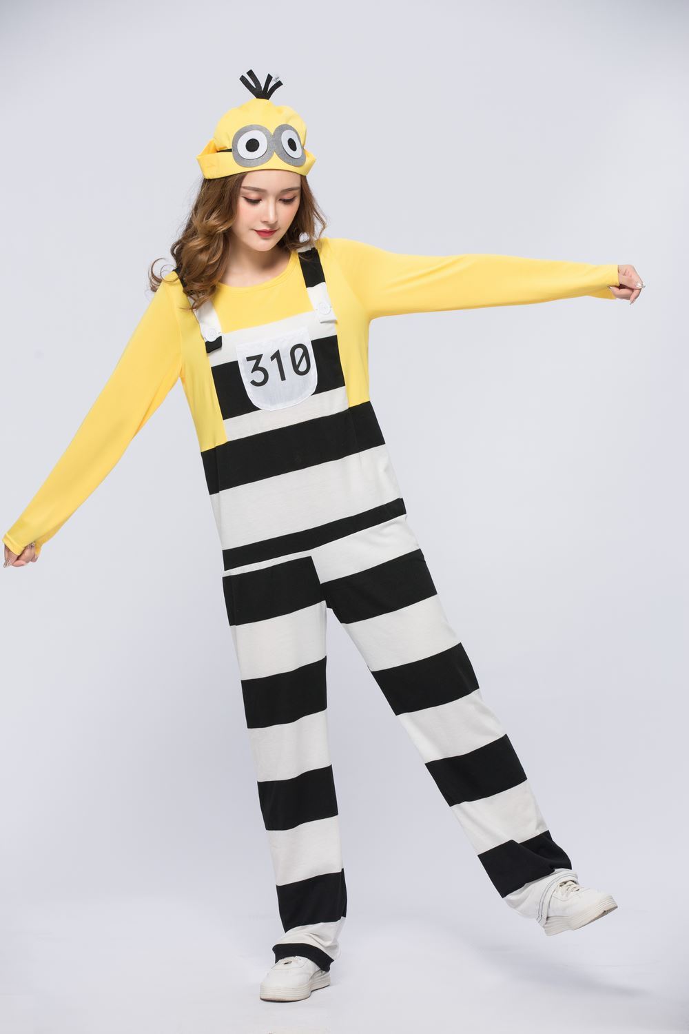 Women’s Character Jumpsuit Costume with Hat