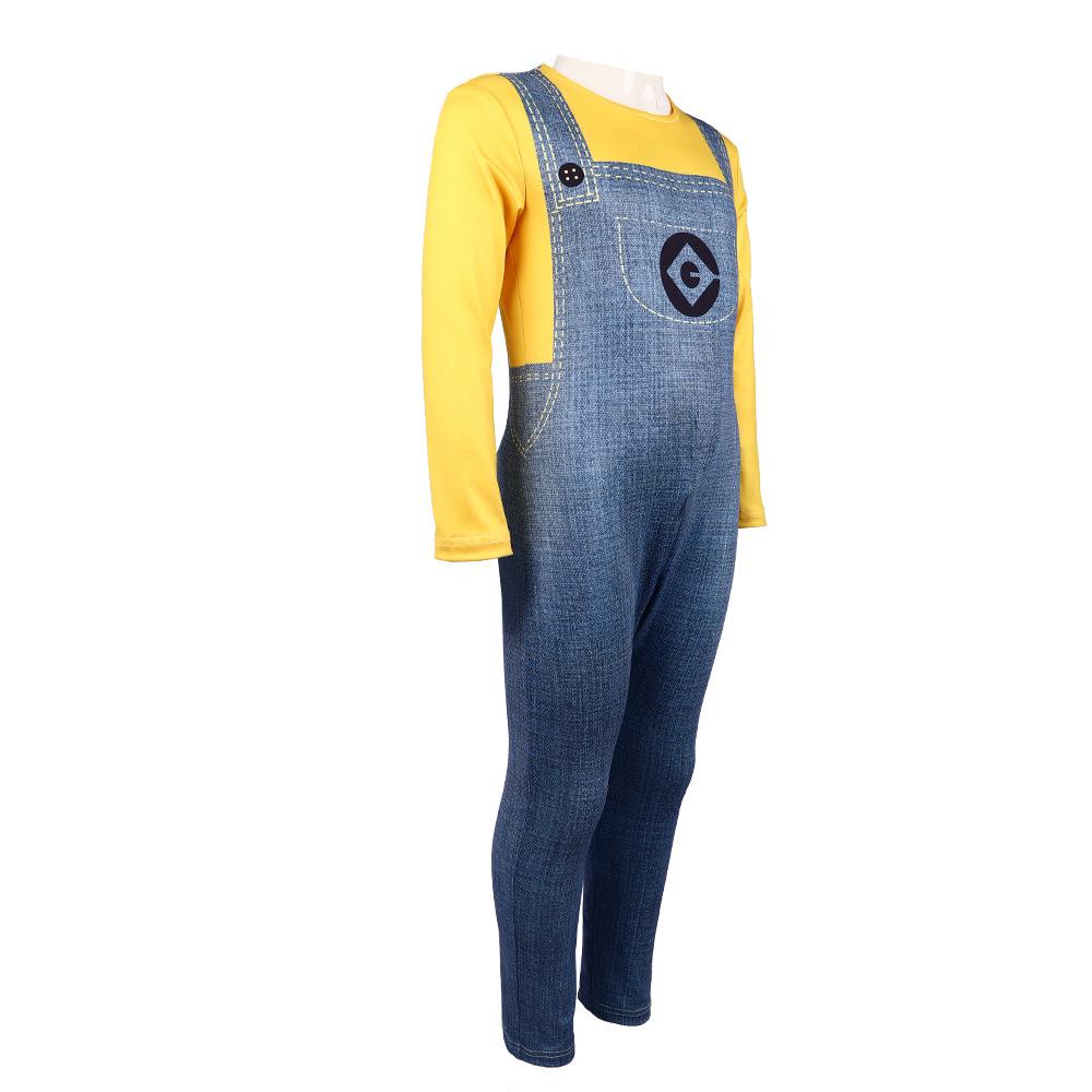 Children’s Yellow Jumpsuit Costume with Character Helmet