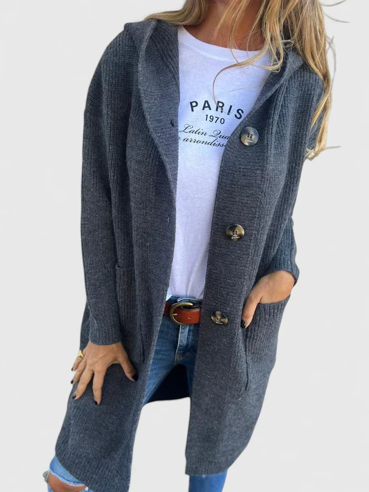 Women's Cardigan – Comfortable Knit, Relaxed Fit