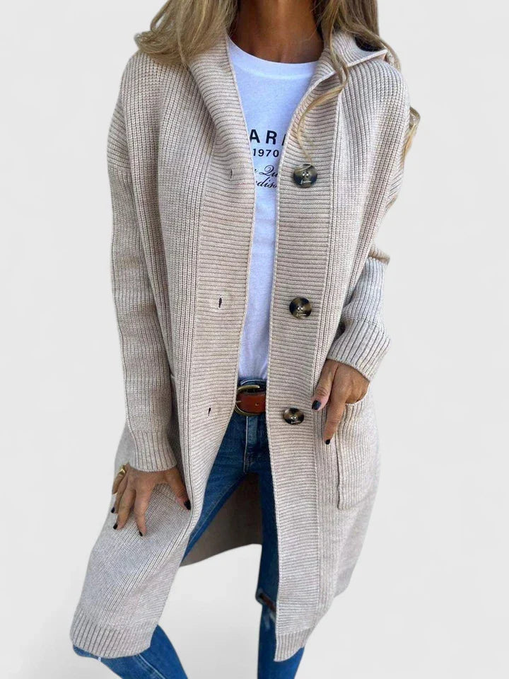 Women's Cardigan – Comfortable Knit, Relaxed Fit