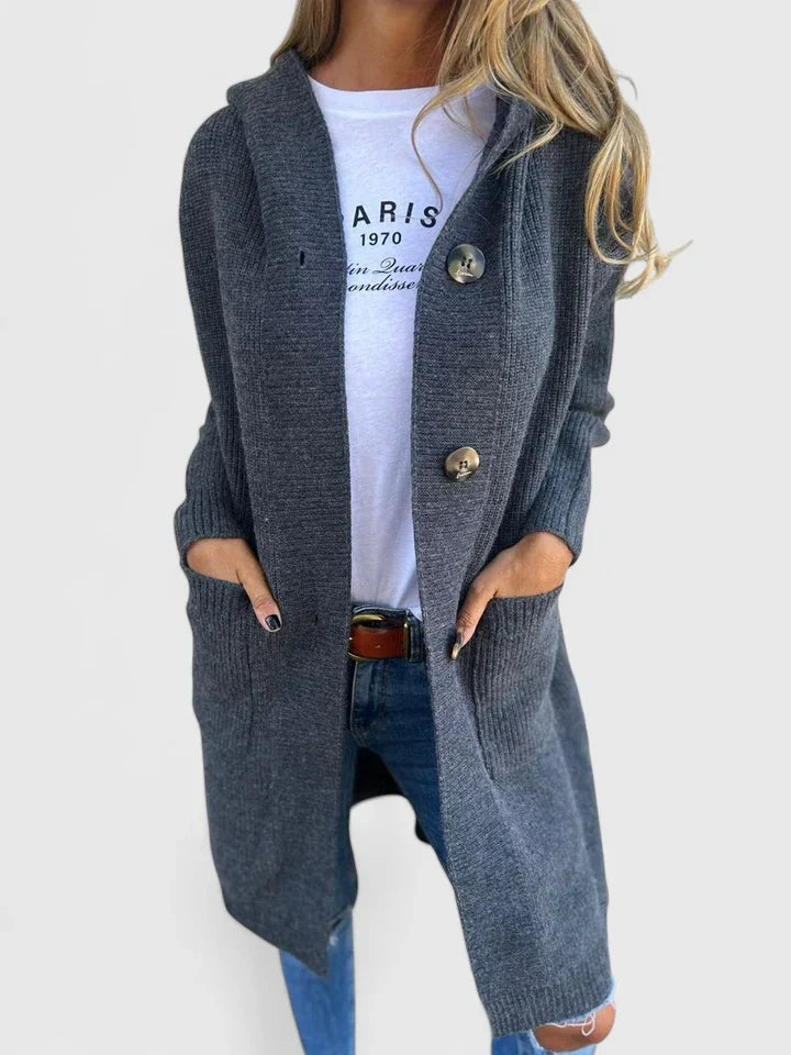Women's Cardigan – Comfortable Knit, Relaxed Fit