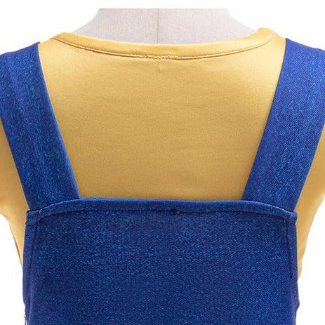 Children’s Yellow Shirt and Blue Overall Costume