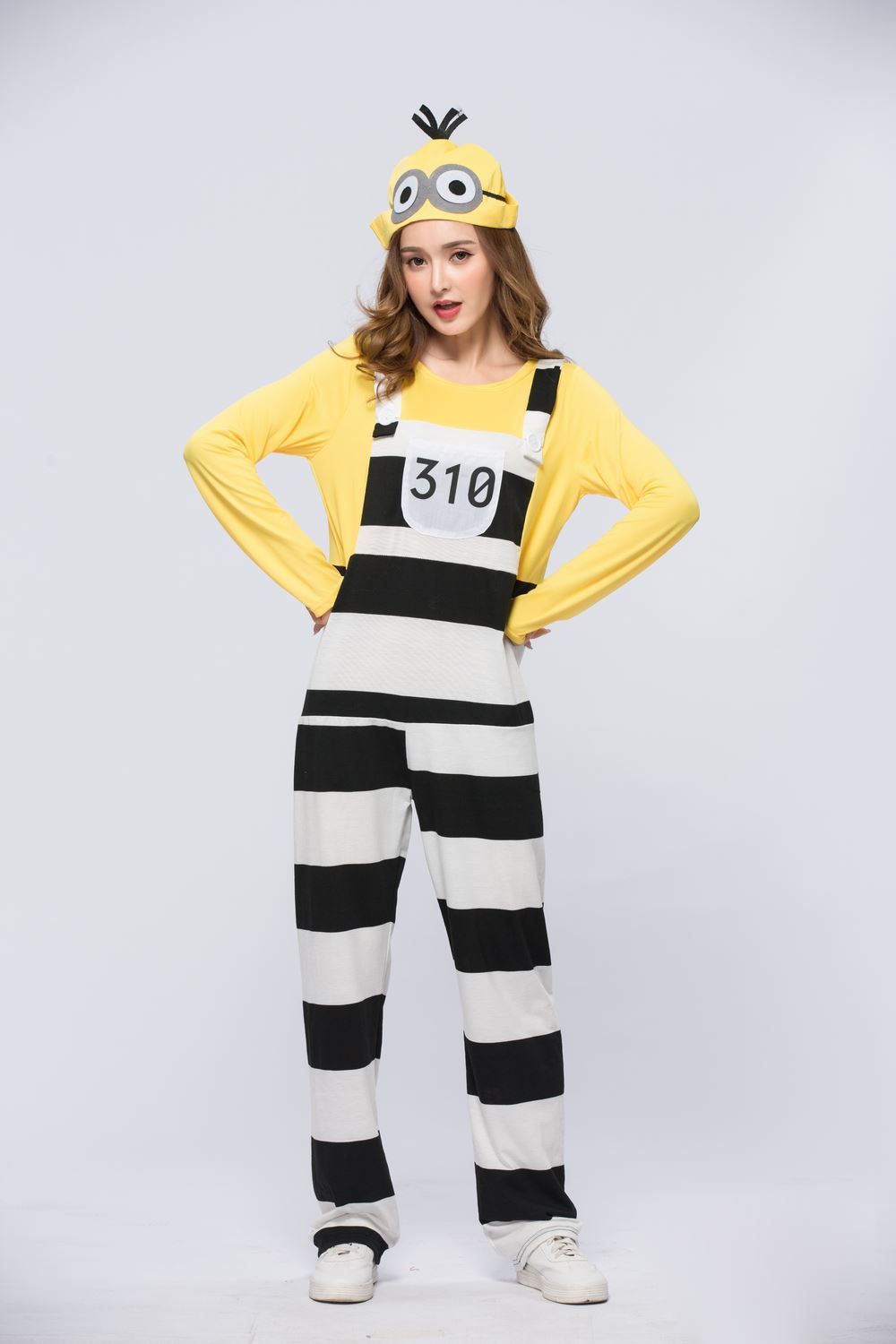 Women’s Character Jumpsuit Costume with Hat