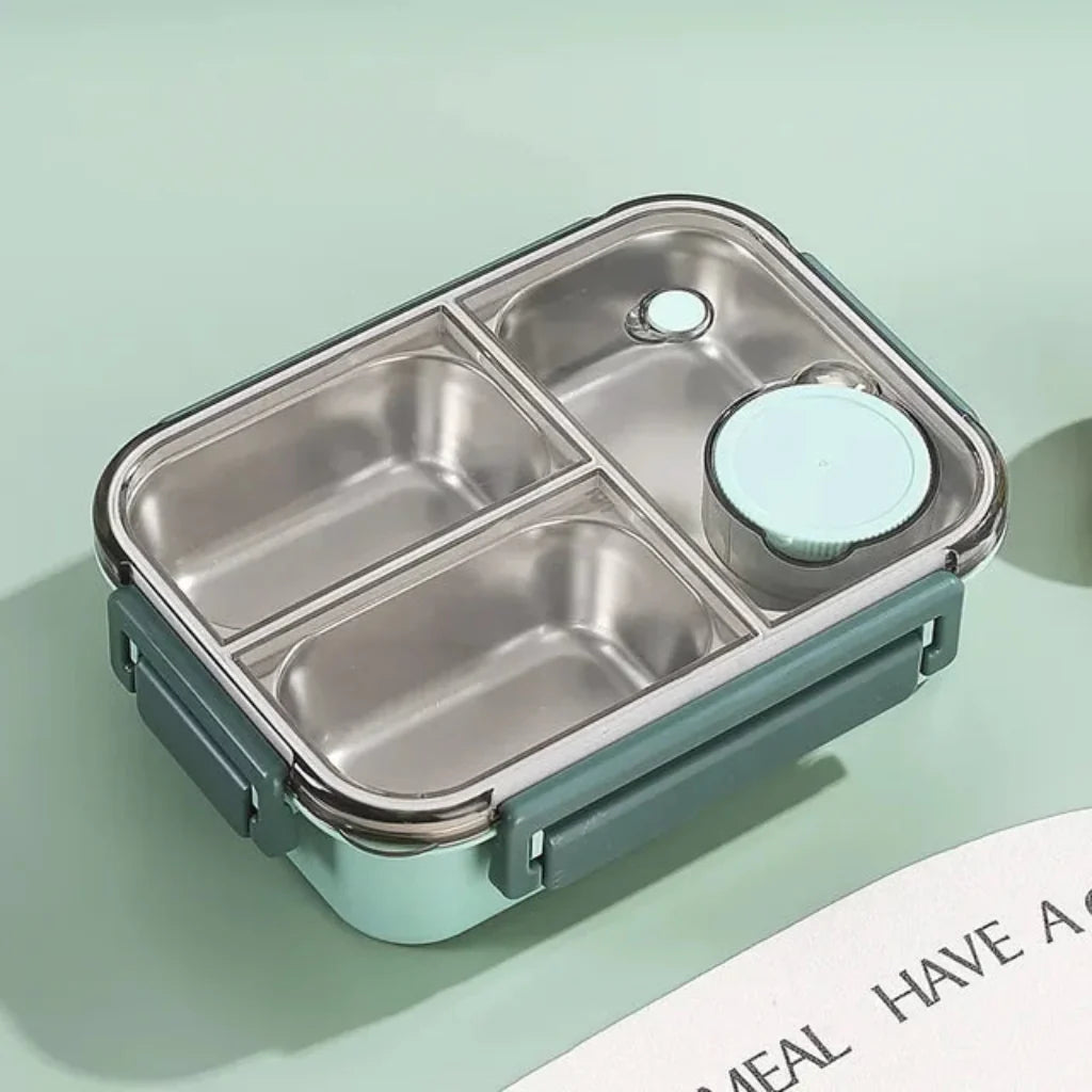 Bento Lunch Boxes – Stainless Steel Leakproof with Compartments