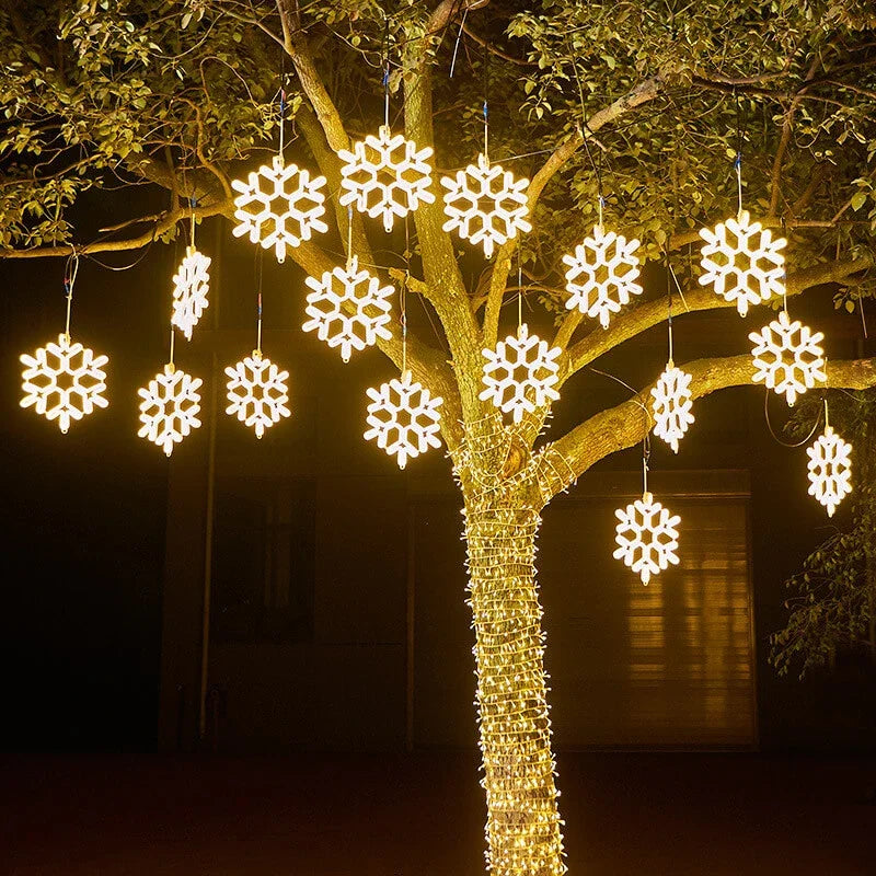 LED Snowflake Christmas Lights IP65 Outdoor