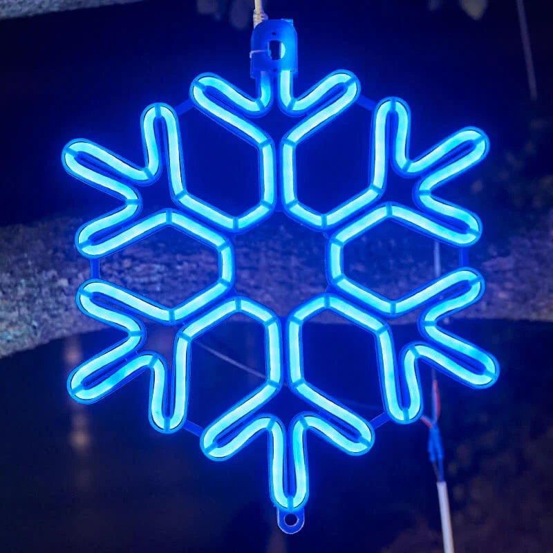 LED Snowflake Christmas Lights – IP65 Outdoor Garden Lighting