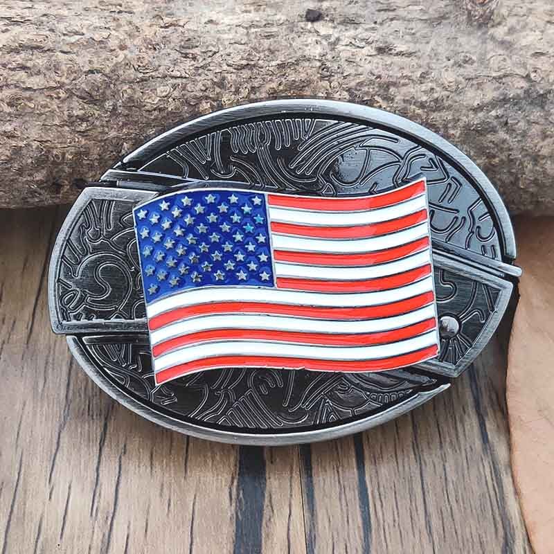 Metal Oval Cowboys Belt Buckle – Western Style Durable & Decorative