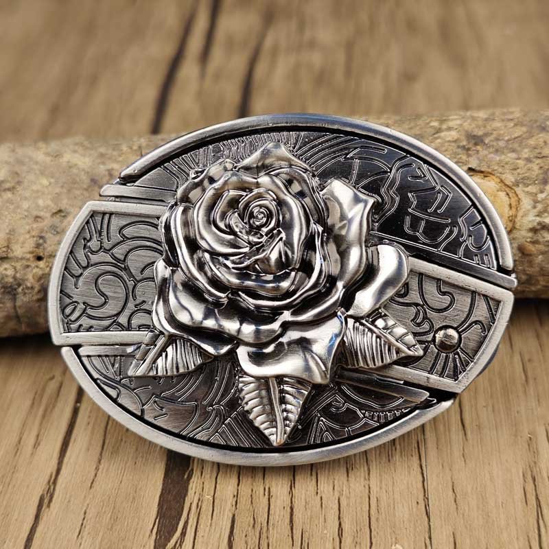 Metal Oval Cowboys Belt Buckle – Western Style Durable & Decorative