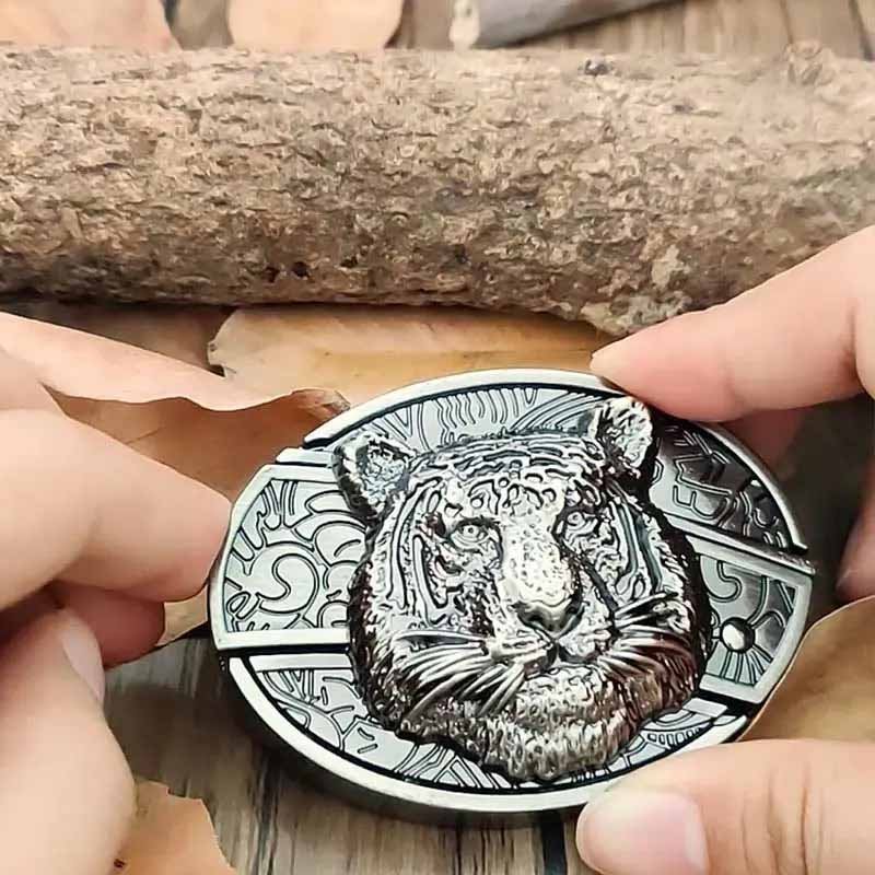 Metal Oval Cowboys Belt Buckle – Western Style Durable & Decorative