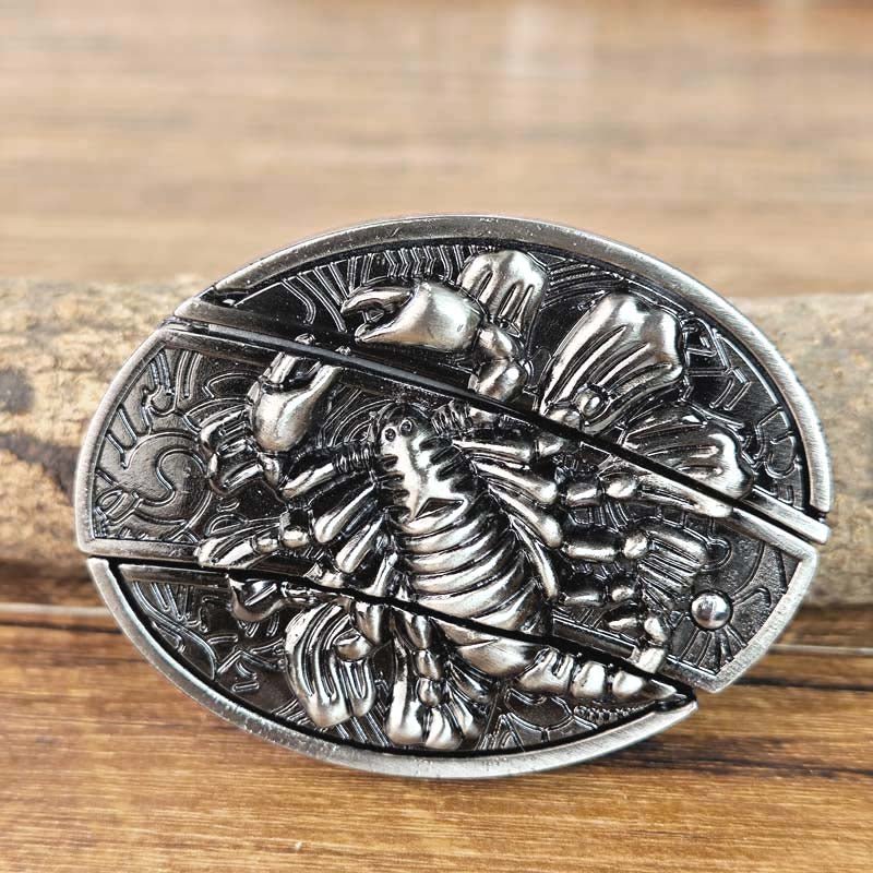 Metal Oval Cowboys Belt Buckle – Western Style Durable & Decorative