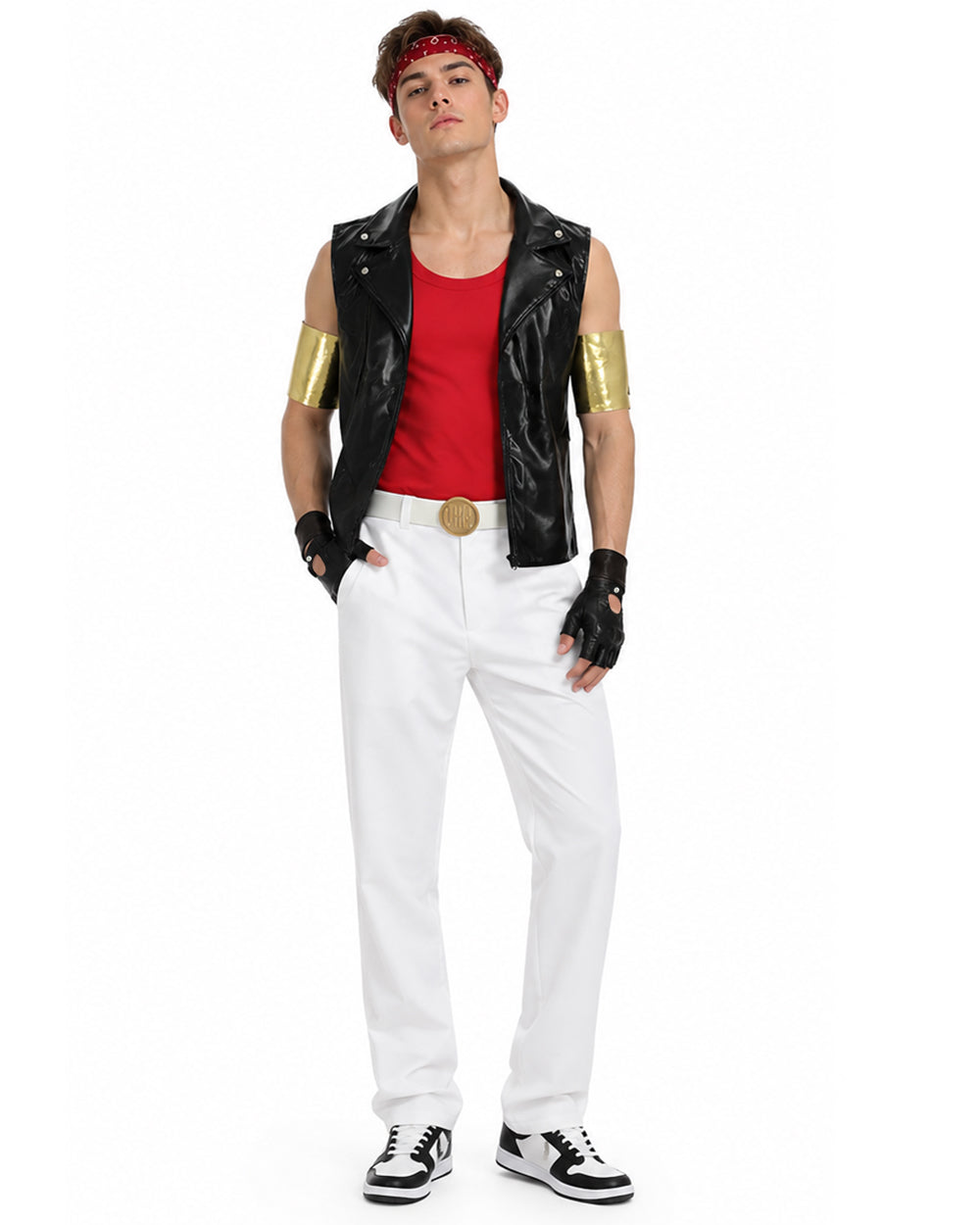 Retro Villain Costume Set for Adults and Kids