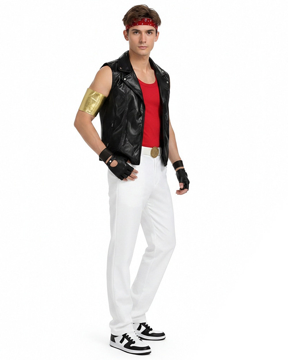 Retro Villain Costume Set for Adults and Kids