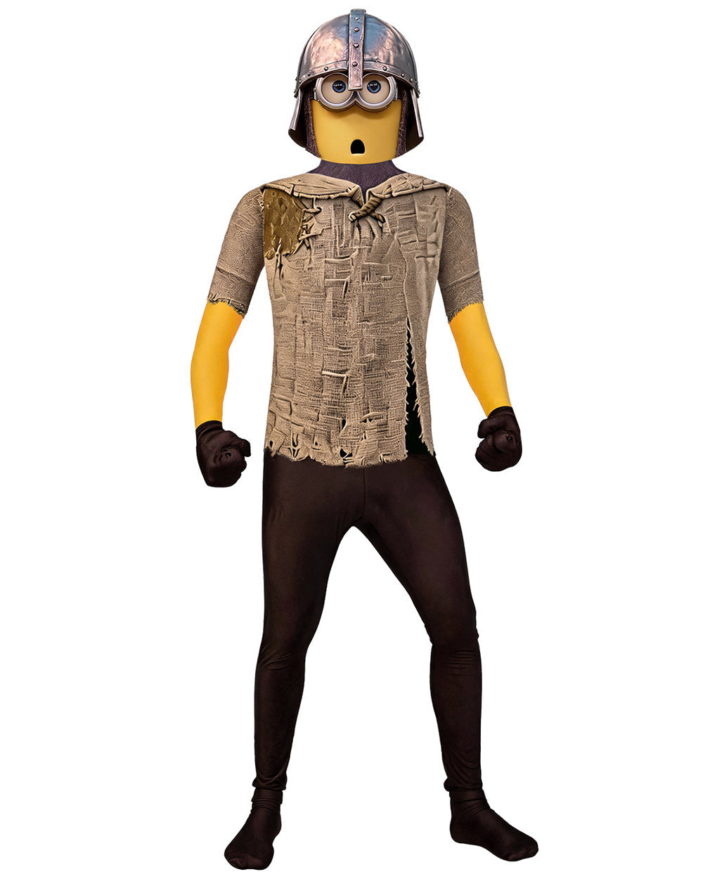 Yellow Knight Costume with Character Helmet
