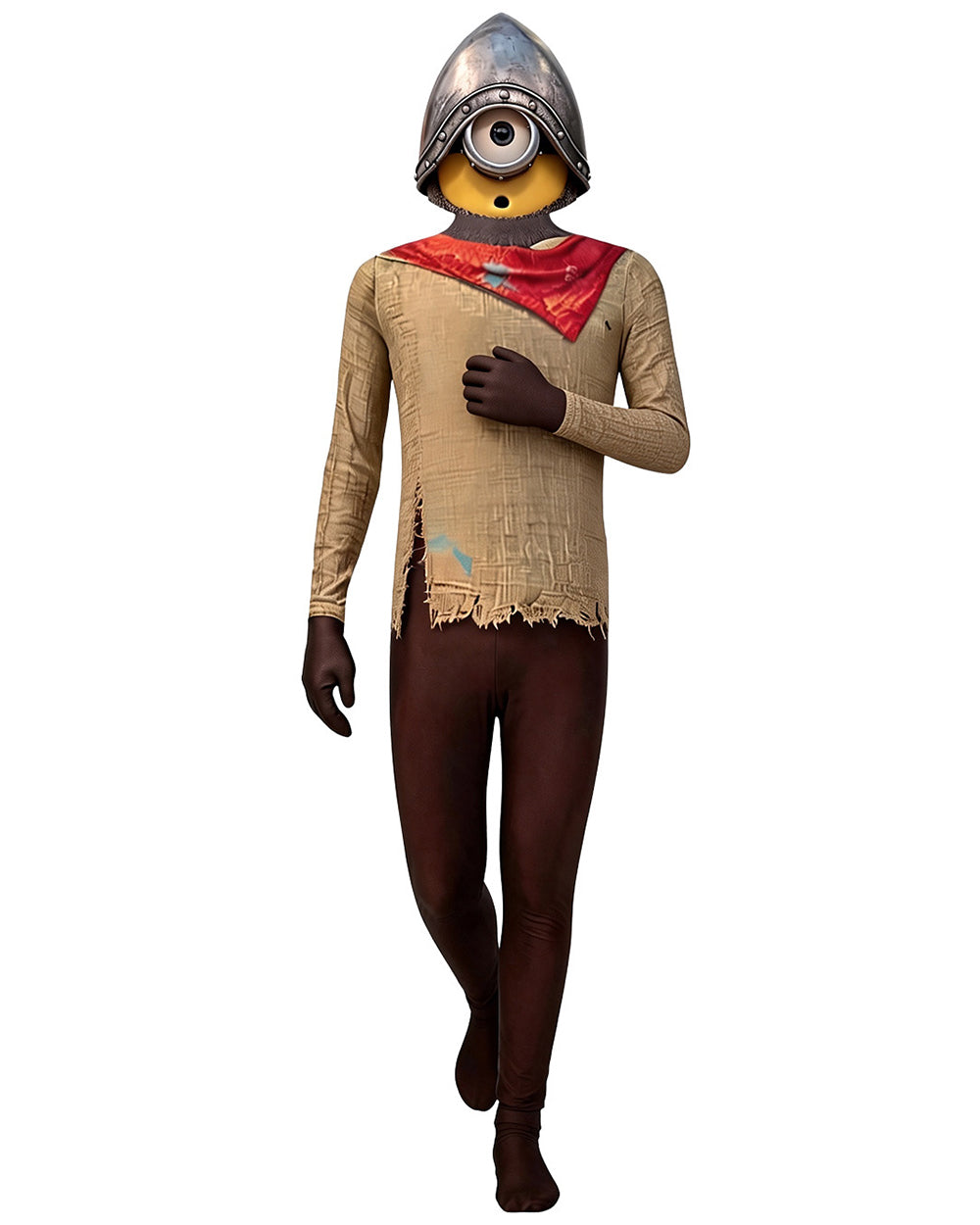 Yellow Knight Costume with Character Helmet