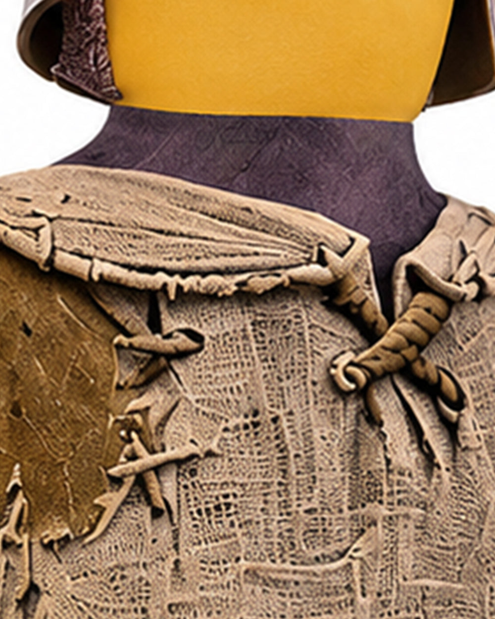 Yellow Knight Costume with Character Helmet