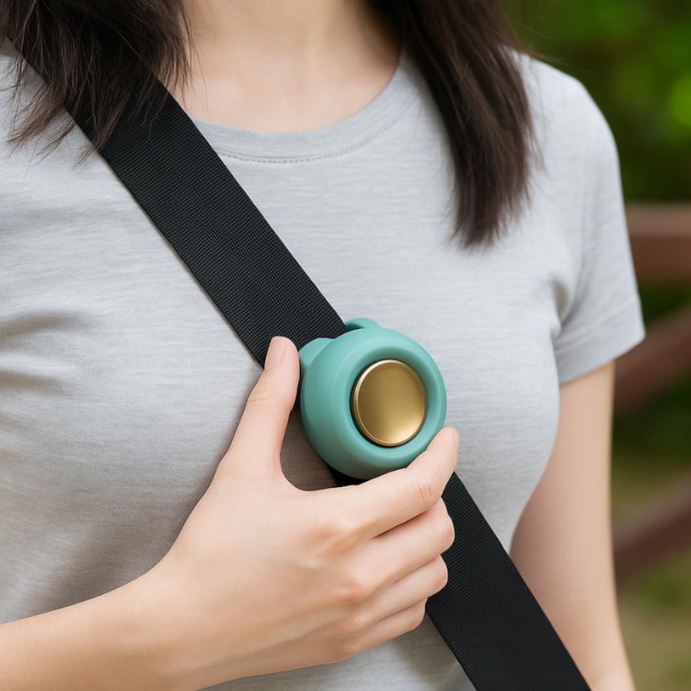Portable Bladeless Neck Fan - Mini Wearable USB Rechargeable Cooling Fan