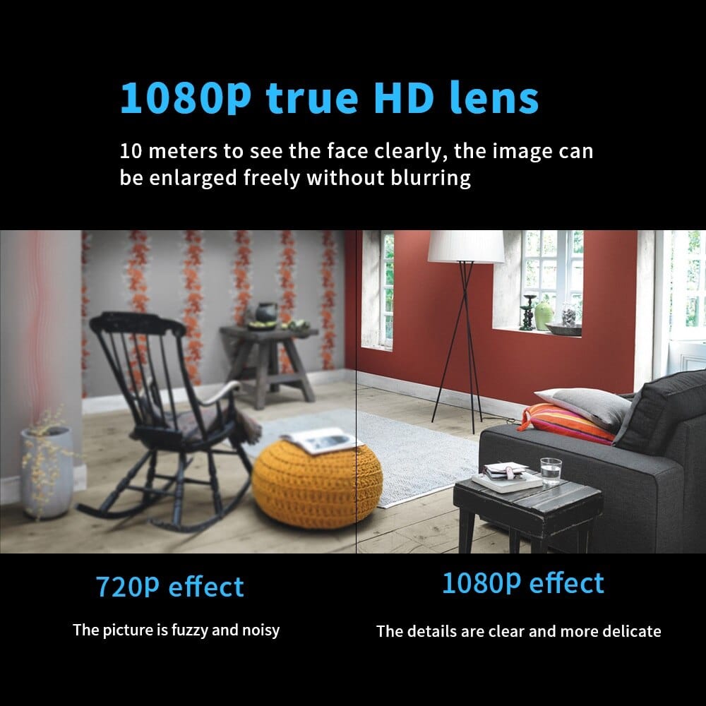 Mini Wireless Security Camera – HD Night Vision Home Surveillance