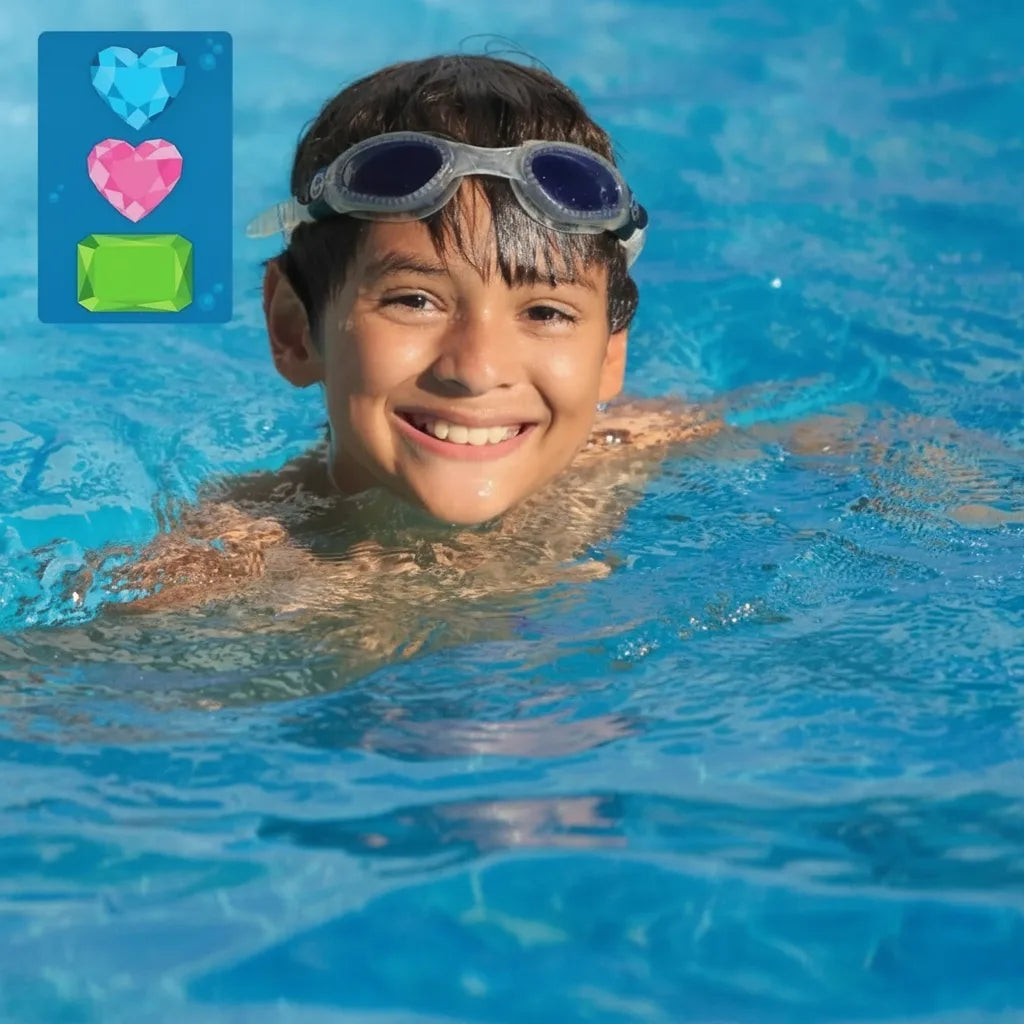 Underwater Pool Treasure Hunt Game – Waterproof Gems, Cards & Family Fun