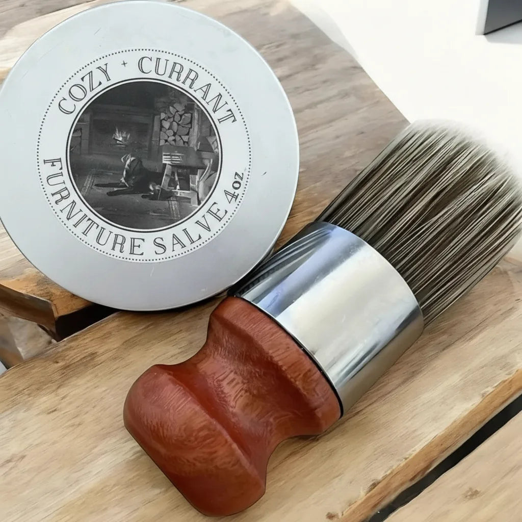 Leather Care Balm – Applicator Brush Included, Restores Shine & Prevents Cracking