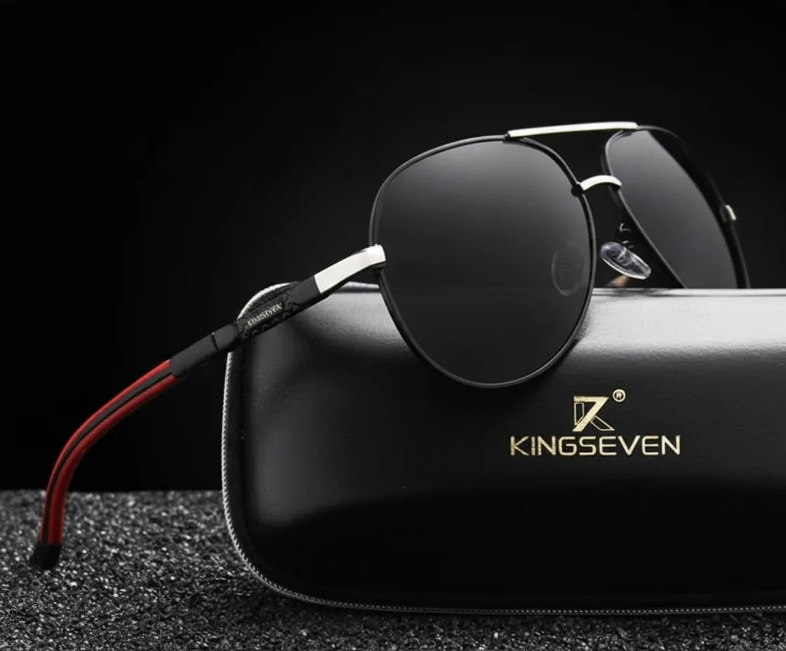 Men's Polarized Sunglasses - Vintage Style with UV400 Protection