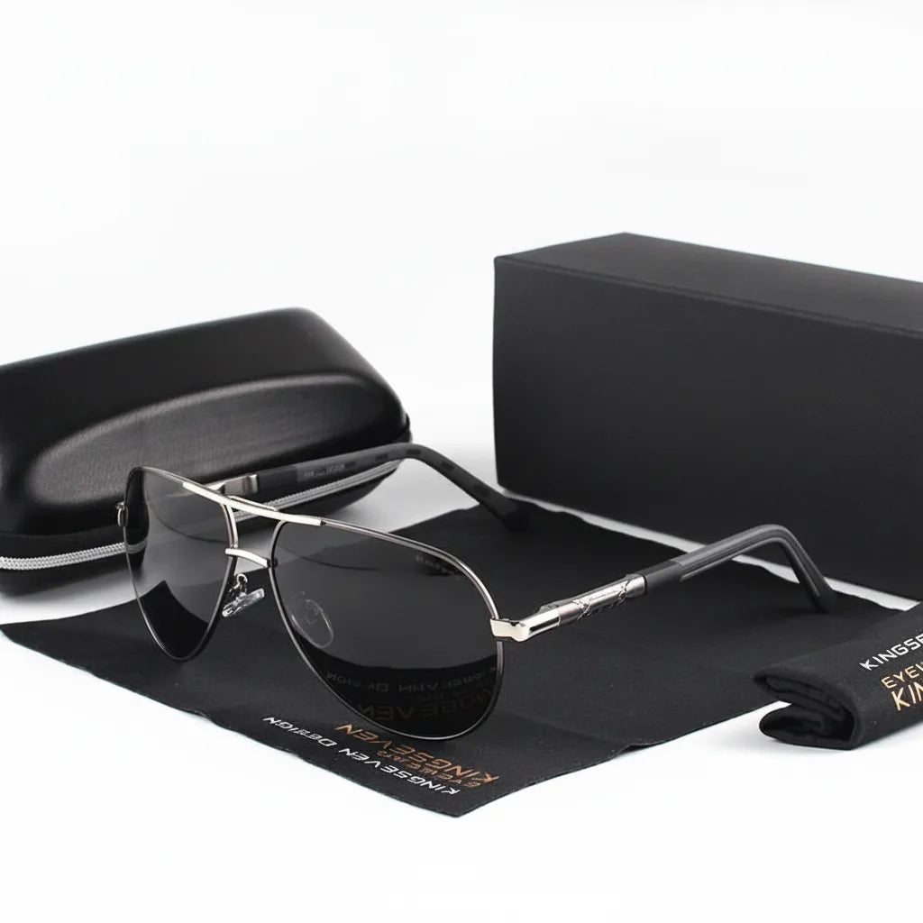 Men's Polarized Sunglasses - Vintage Style with UV400 Protection