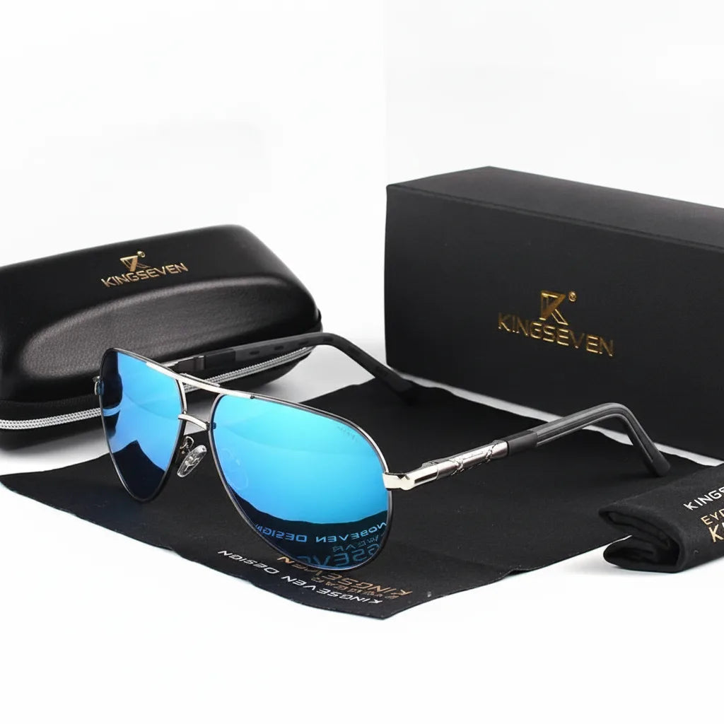 Men's Polarized Sunglasses - Vintage Style with UV400 Protection