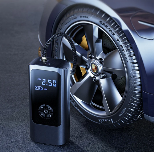 12V Tire Inflator Compressor – Dual Power for Car & Bicycle