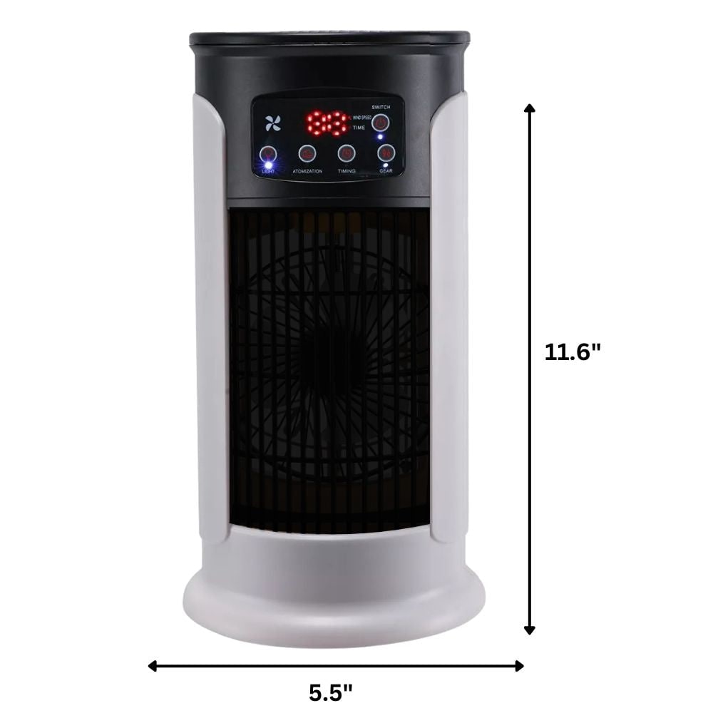 Portable Tower Fan Air Cooler - Remote Control & Oscillating Cooling Fan