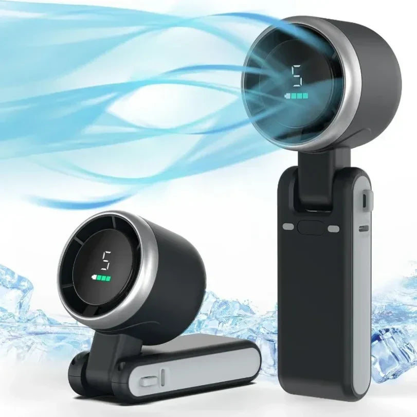 Rechargeable Clip-On & Neck Fan - Portable Handheld Mini Fan for Travel
