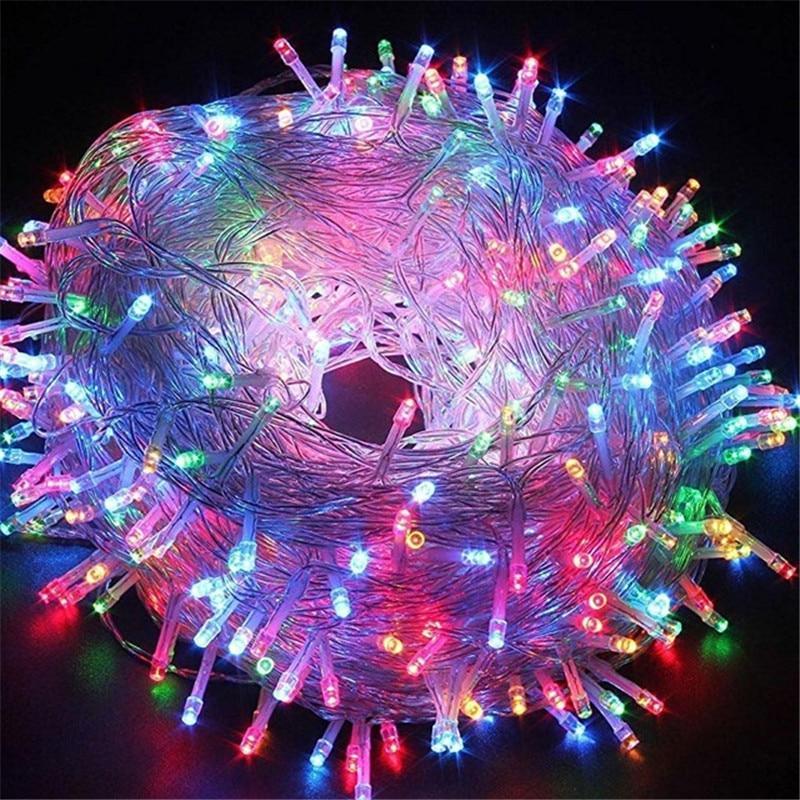 Christmas LED String Lights – 100 to 300 LED Fairy Lights, 4 Colours