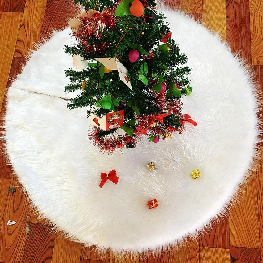 Faux Fur Christmas Tree Skirt