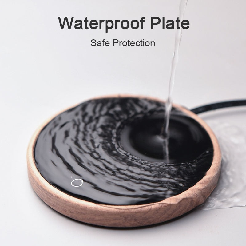 Ceramic Mug Warmer Coaster – Smart Elegant Electric Temperature Control