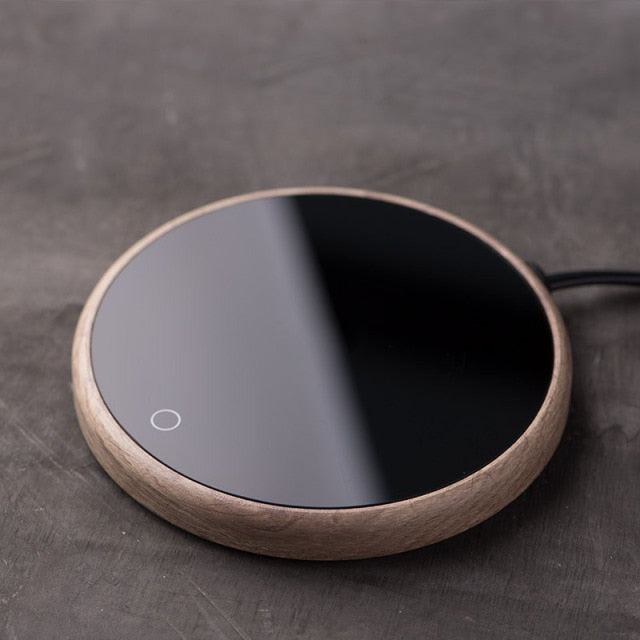 Ceramic Mug Warmer Coaster – Smart Elegant Electric Temperature Control
