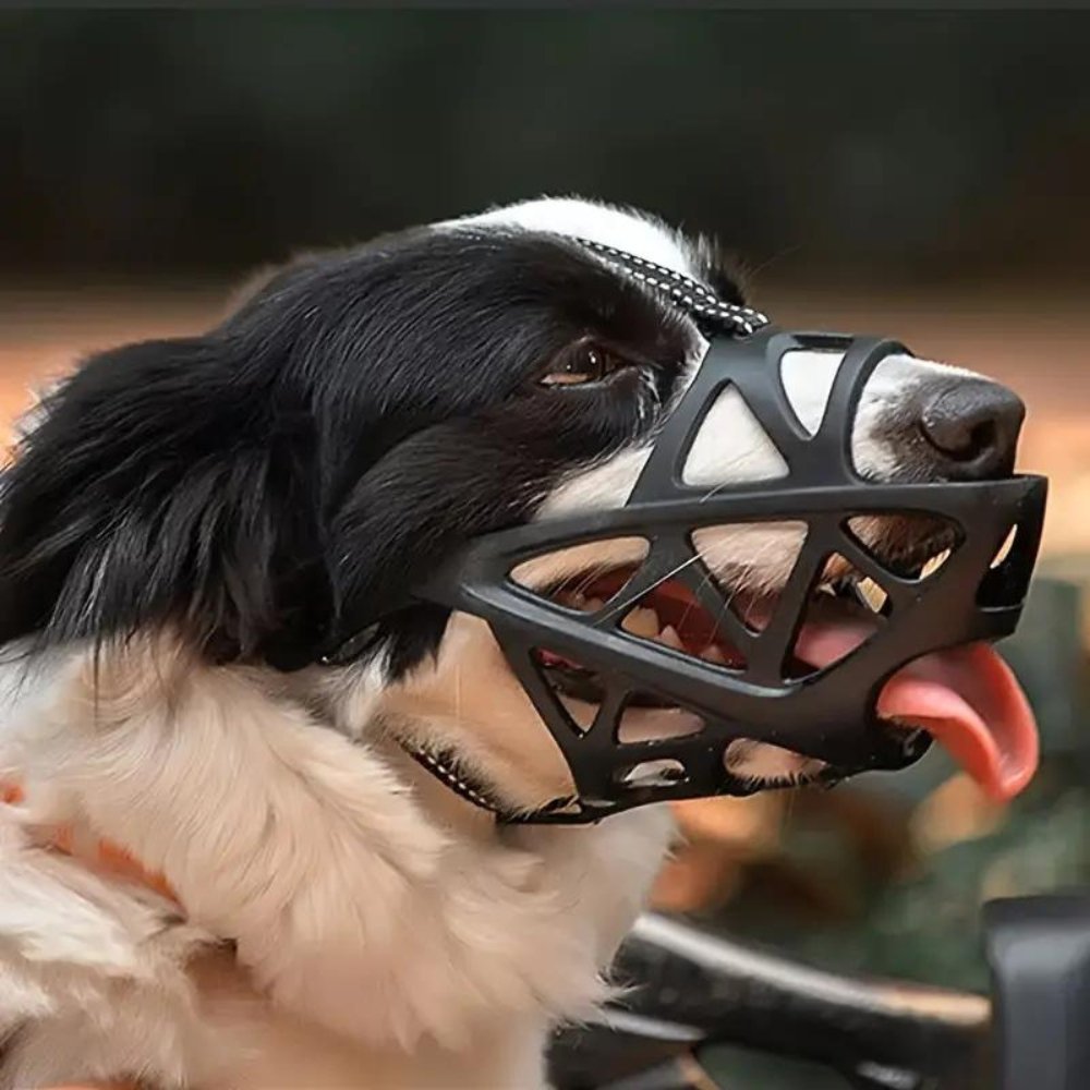 Dog Muzzle – SafeBark Anti-Bark Adjustable Mesh & Breathable Comfort