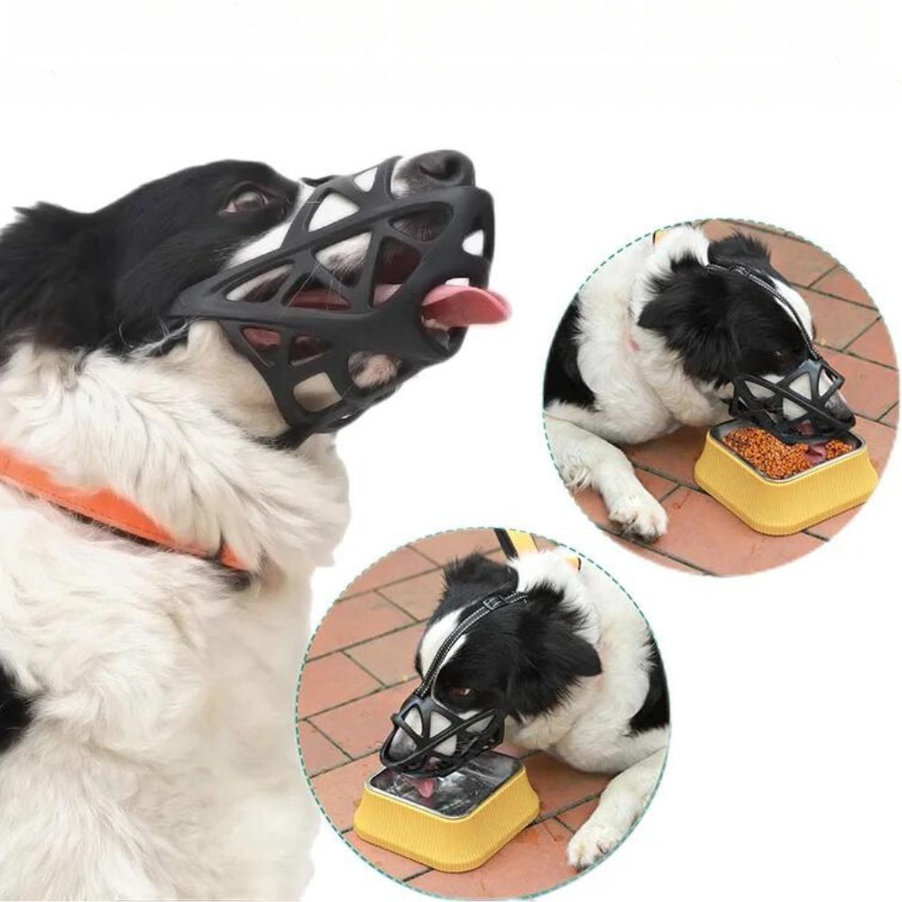 Dog Muzzle – SafeBark Anti-Bark Adjustable Mesh & Breathable Comfort