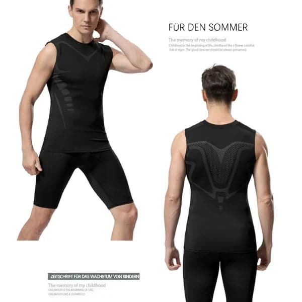 Ionic Shaping Sleeveless Shirt – Slimming Compression Top for Men & Women
