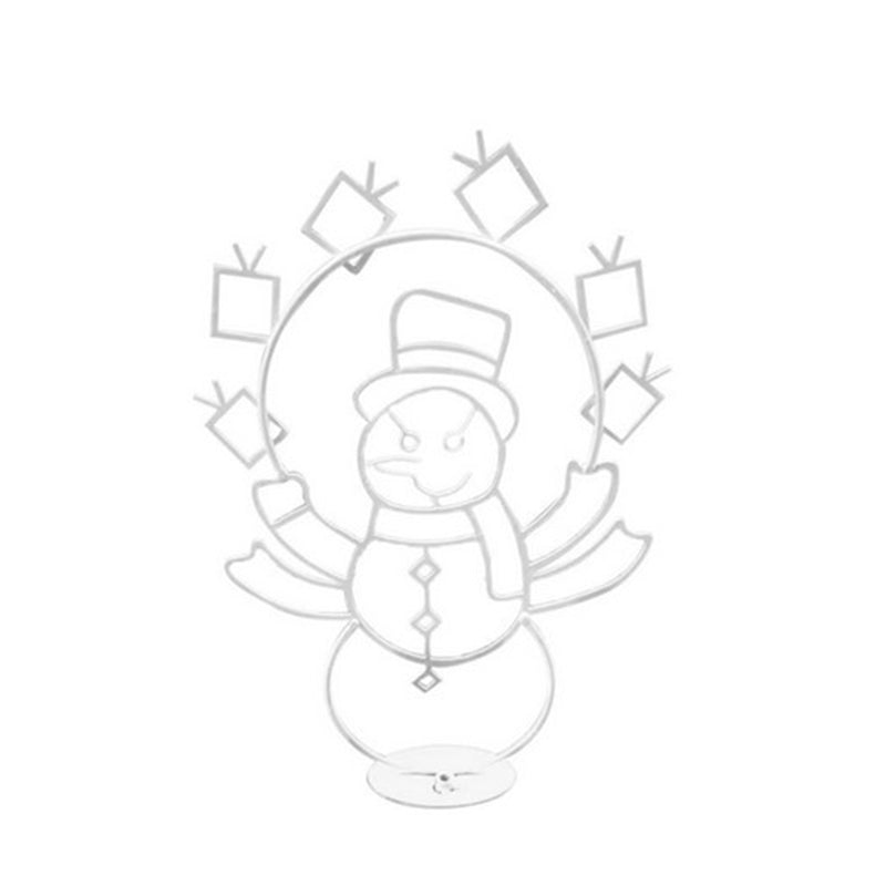 Animated LED Snowball Fight Light – Outdoor Snowman and Penguin Christmas Display