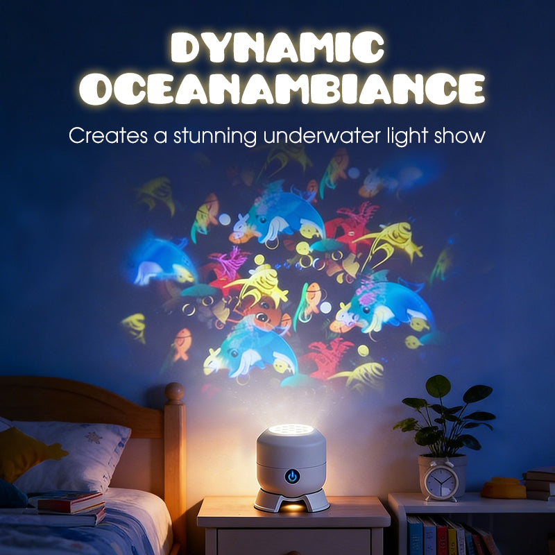 Rotating LED Projector Light – Christmas, Snowflake & Ocean Effects