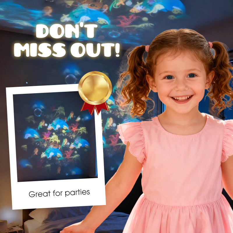 Rotating LED Projector Light – Christmas, Snowflake & Ocean Effects