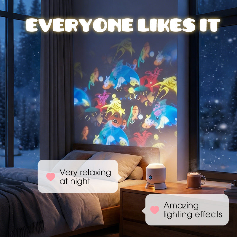 Rotating LED Projector Light – Christmas, Snowflake & Ocean Effects