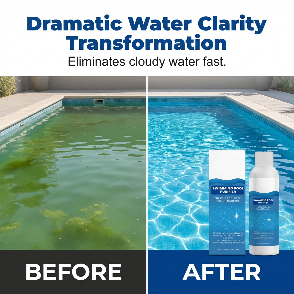 Pool Cleaning Liquid – Chlorine-Free Formula, 100ml & Eco-Friendly