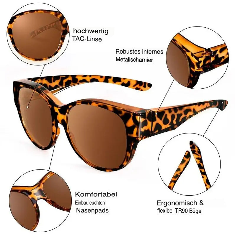 Fit-Over Sunglasses – Polarized UV Protection for Glasses Wearers