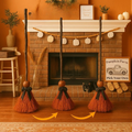 Animated Witch Broomstick with Sound for Halloween