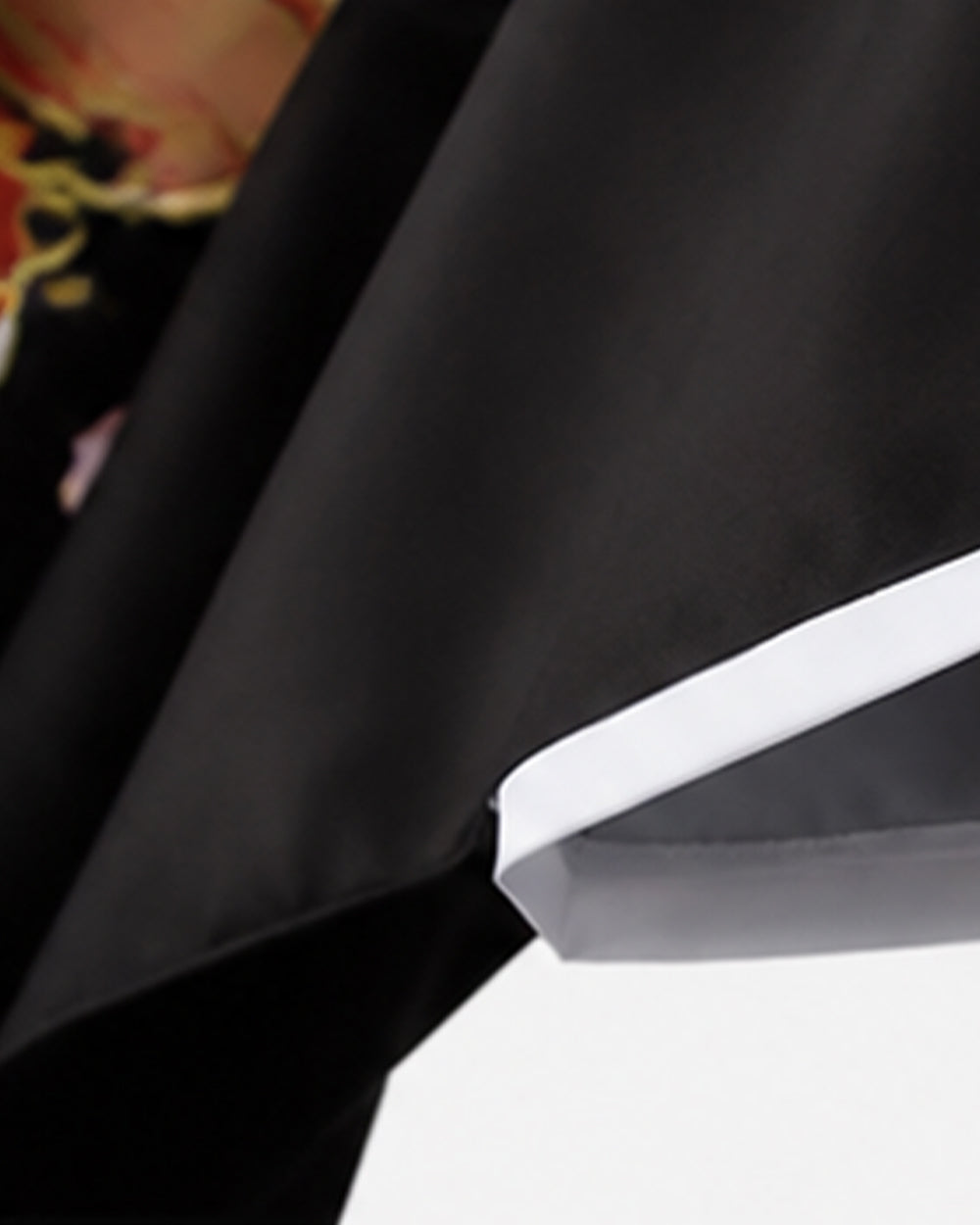 Women’s Layered Black Kimono-Style Costume
