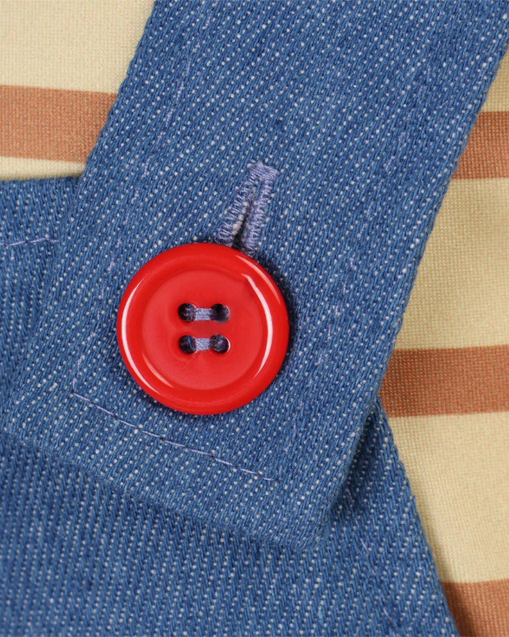 Women’s Striped Shirt and Blue Overall Costume