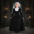 Women's Victorian Gothic Long Sleeve Halloween Costume Dress